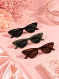 🕶️✨ Lot de 3 Paires de Lunettes de Soleil Cat Eye Vintage – Élégance & Style 💖