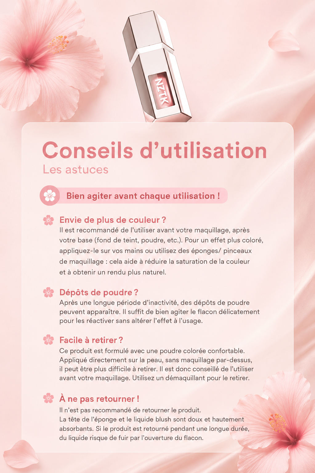 ✨ Blush Liquide, Highlighter & Contour 3-en-1 💖