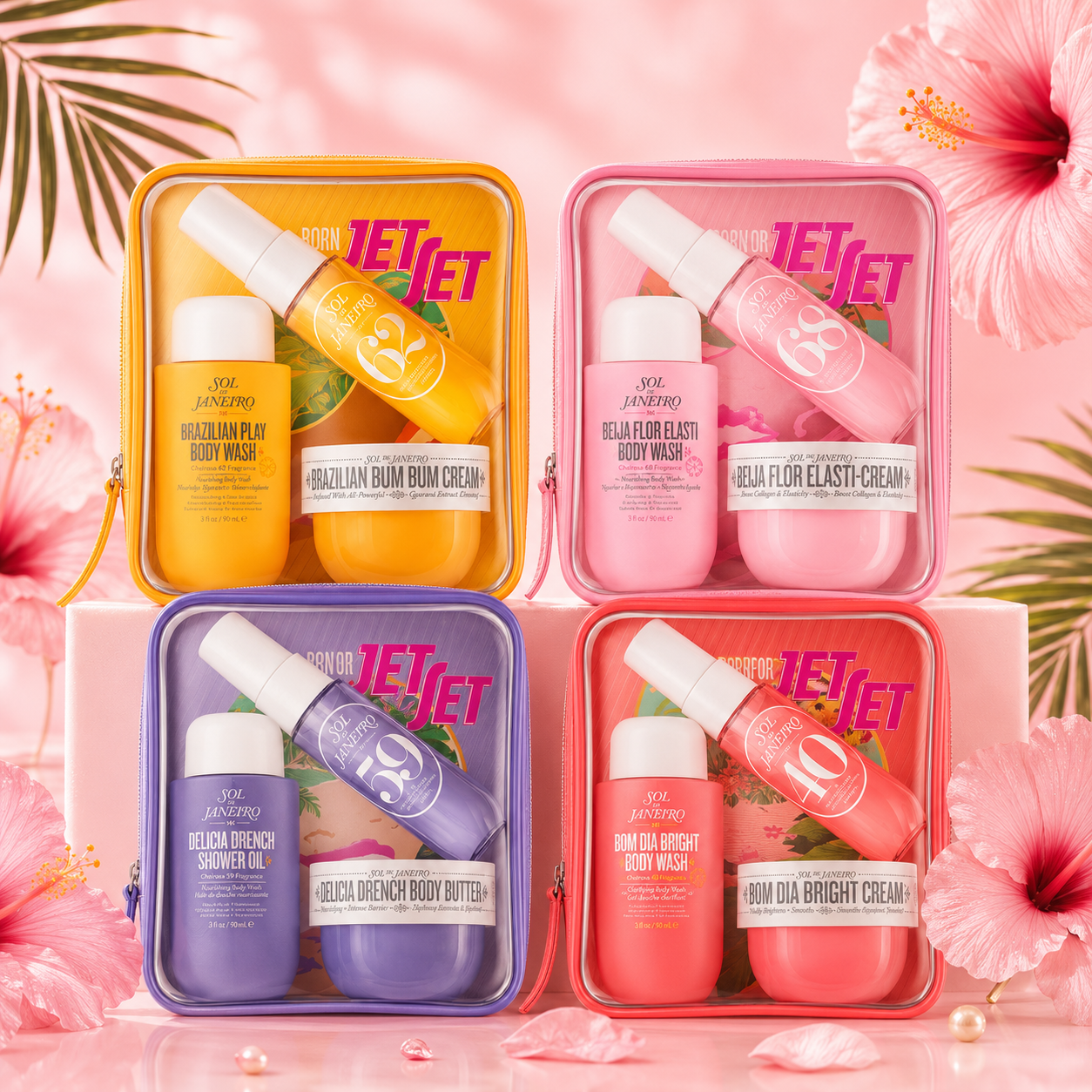 🌴✨ Coffret Corps & Parfum – L’Essence du Brésil 🇧🇷💛