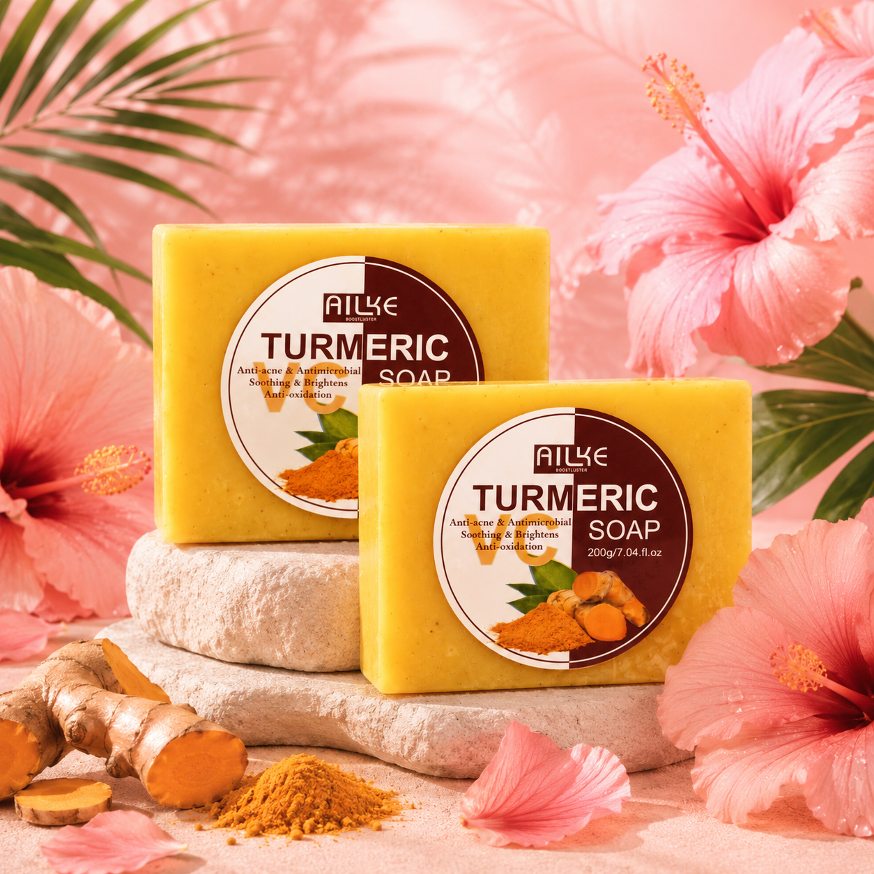✨🌿 Coffret Éclat au Curcuma & Vitamine C – Peau Lumineuse | Glow by Lena Island 🌿✨