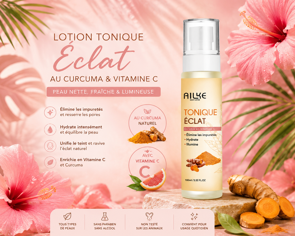 ✨🌿 Coffret Éclat au Curcuma & Vitamine C – Peau Lumineuse | Glow by Lena Island 🌿✨