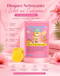 ✨ Disques Nettoyants Éclat au Curcuma & Acide Kojique 🌿💛