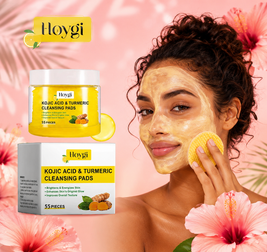 ✨ Disques Nettoyants Éclat au Curcuma & Acide Kojique 🌿💛