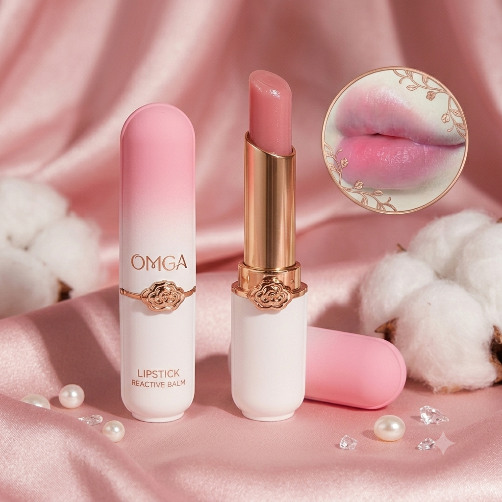 Baume à Lèvres Magique Pêche 🍑 Change de Couleur & Hydratant ✨