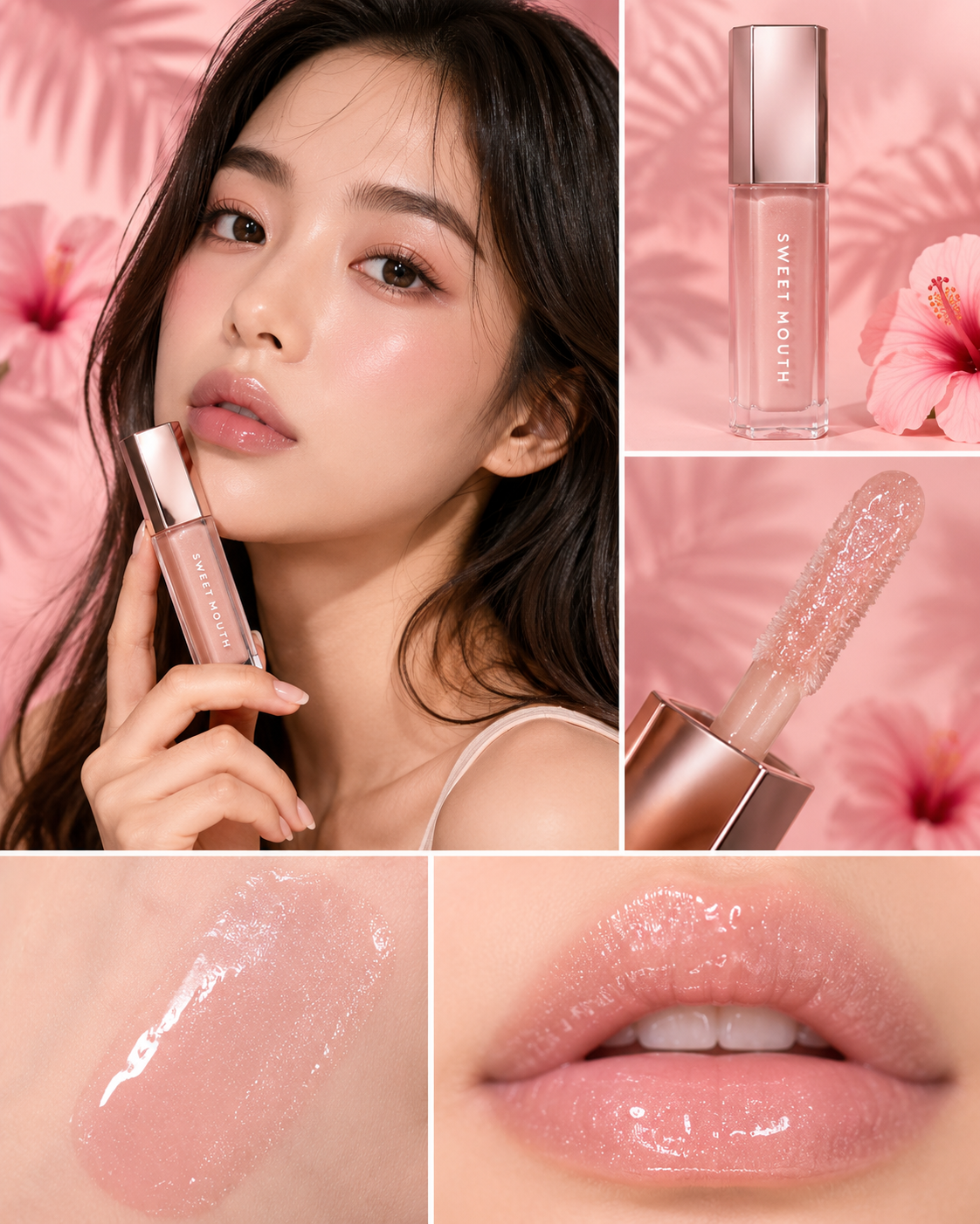 💖 Gloss Repulpant Effet Miroir – Hydratation & Brillance Intense ✨