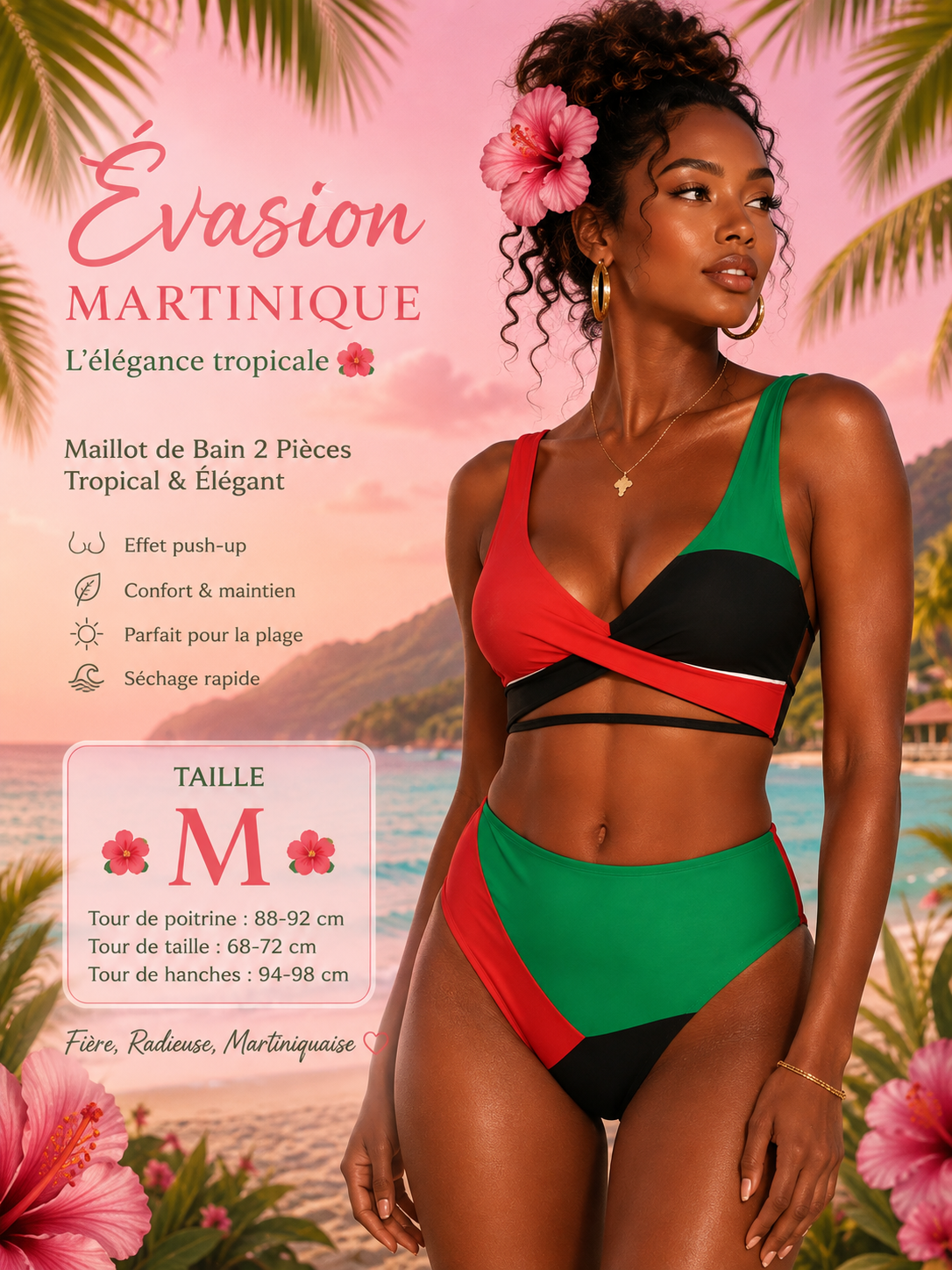 Maillot de Bain 👙 Femme 2 Pièces Push-Up – Bikini Sexy et Élégant
