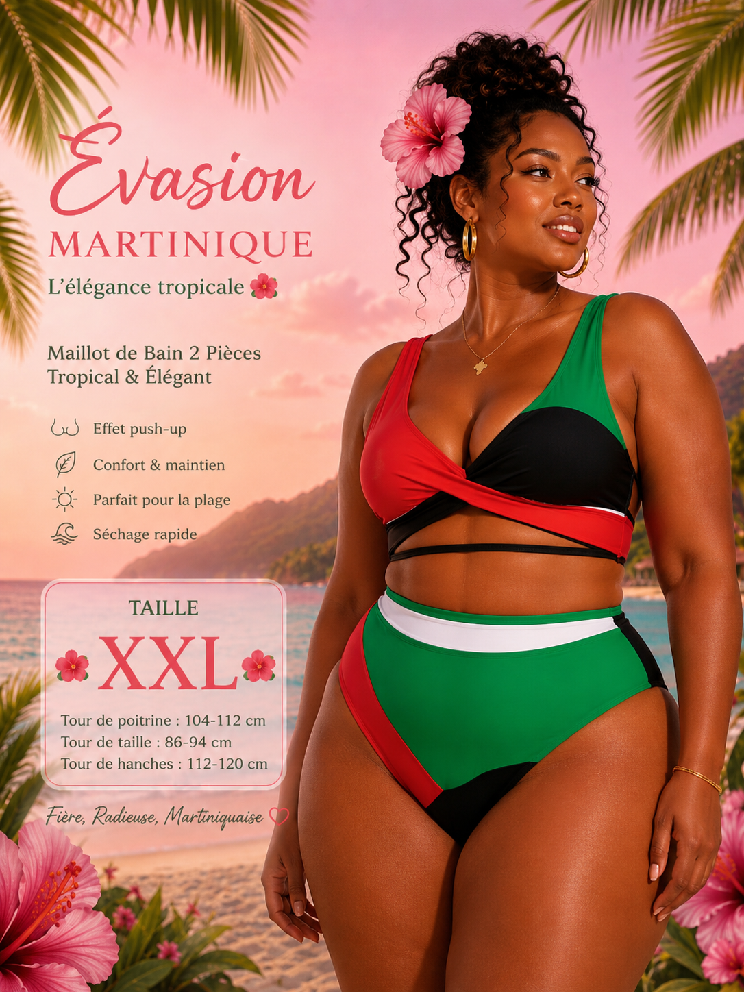 Maillot de Bain 👙 Femme 2 Pièces Push-Up – Bikini Sexy et Élégant