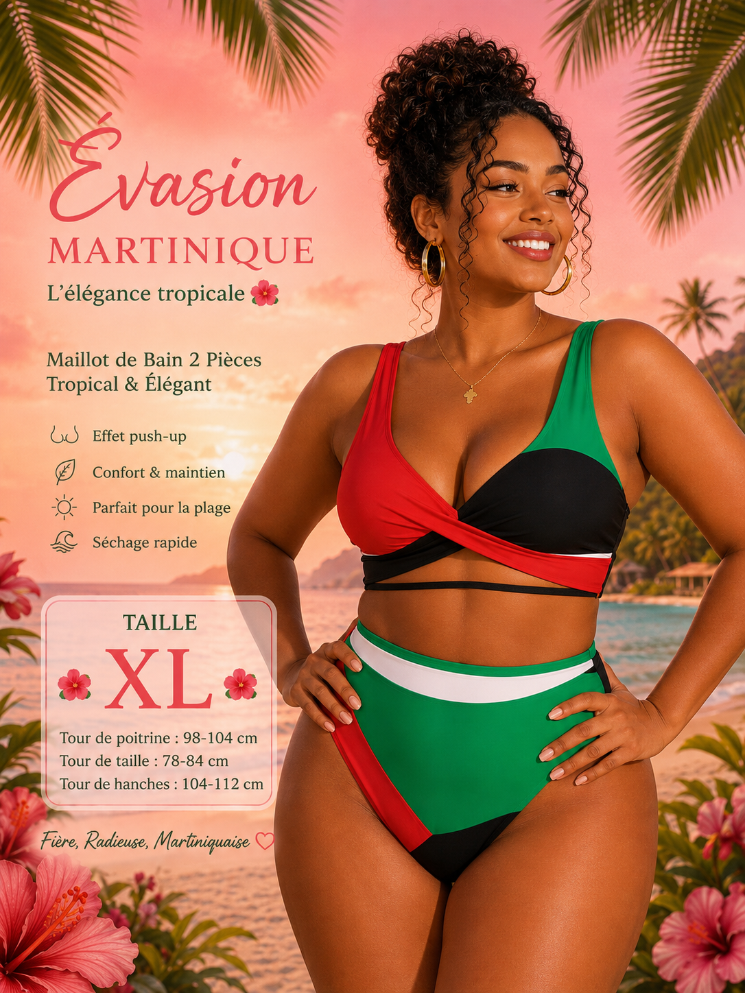 Maillot de Bain 👙 Femme 2 Pièces Push-Up – Bikini Sexy et Élégant