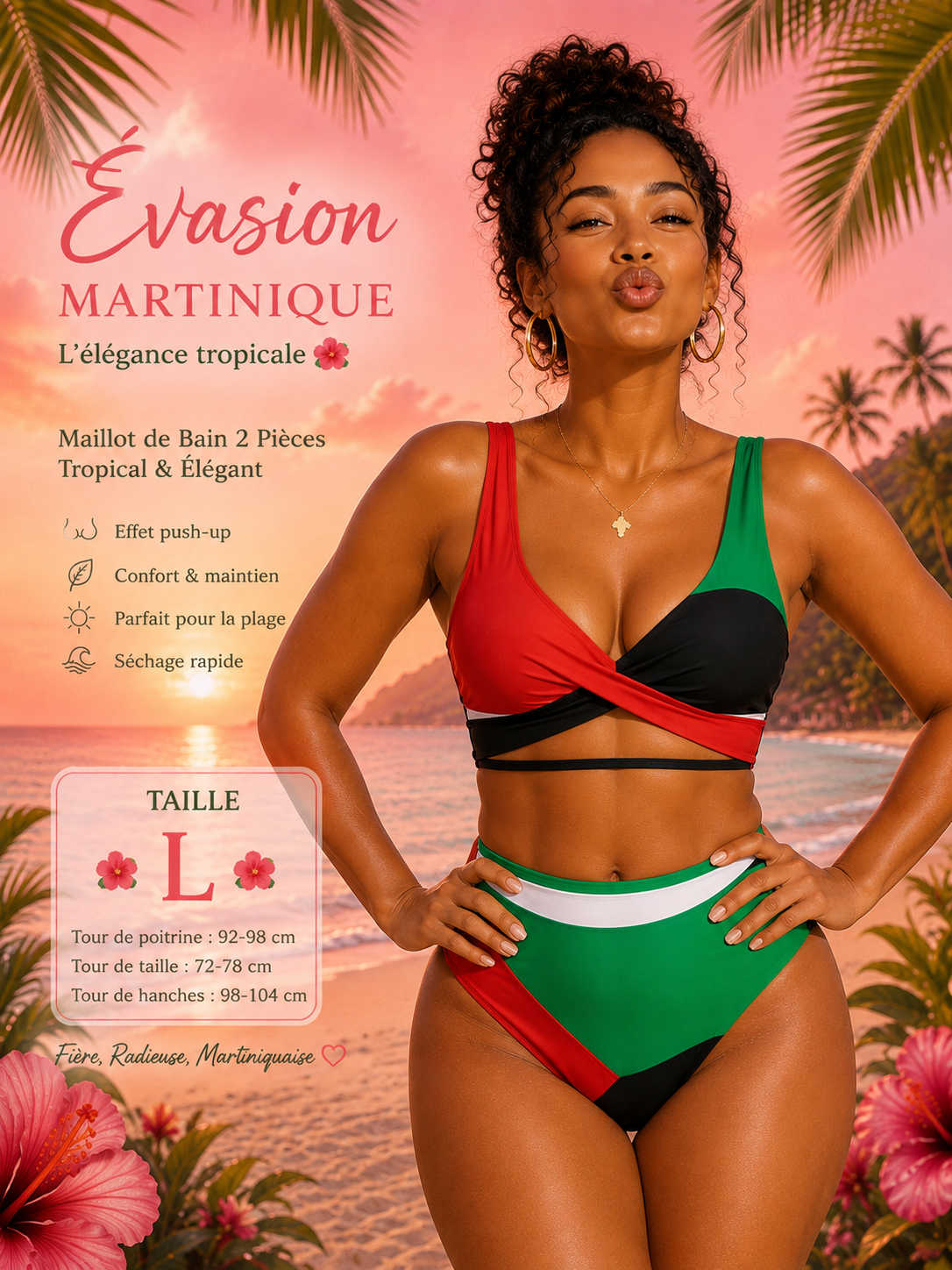 Maillot de Bain 👙 Femme 2 Pièces Push-Up – Bikini Sexy et Élégant