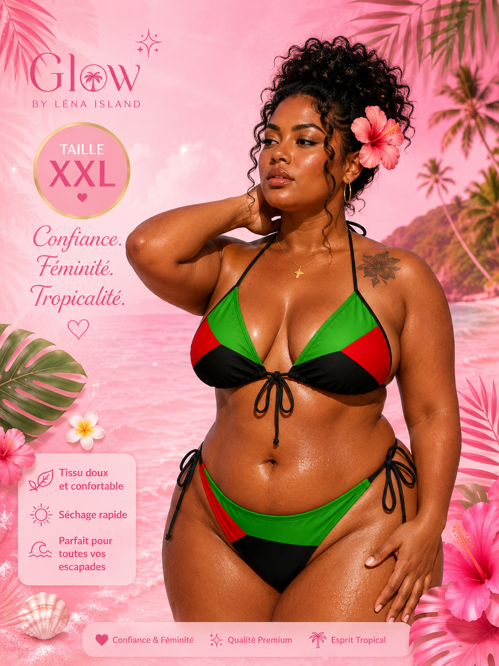 🌴👙 Bikini Martinique – Élégance Tropicale & Fierté des Îles 🇲🇶