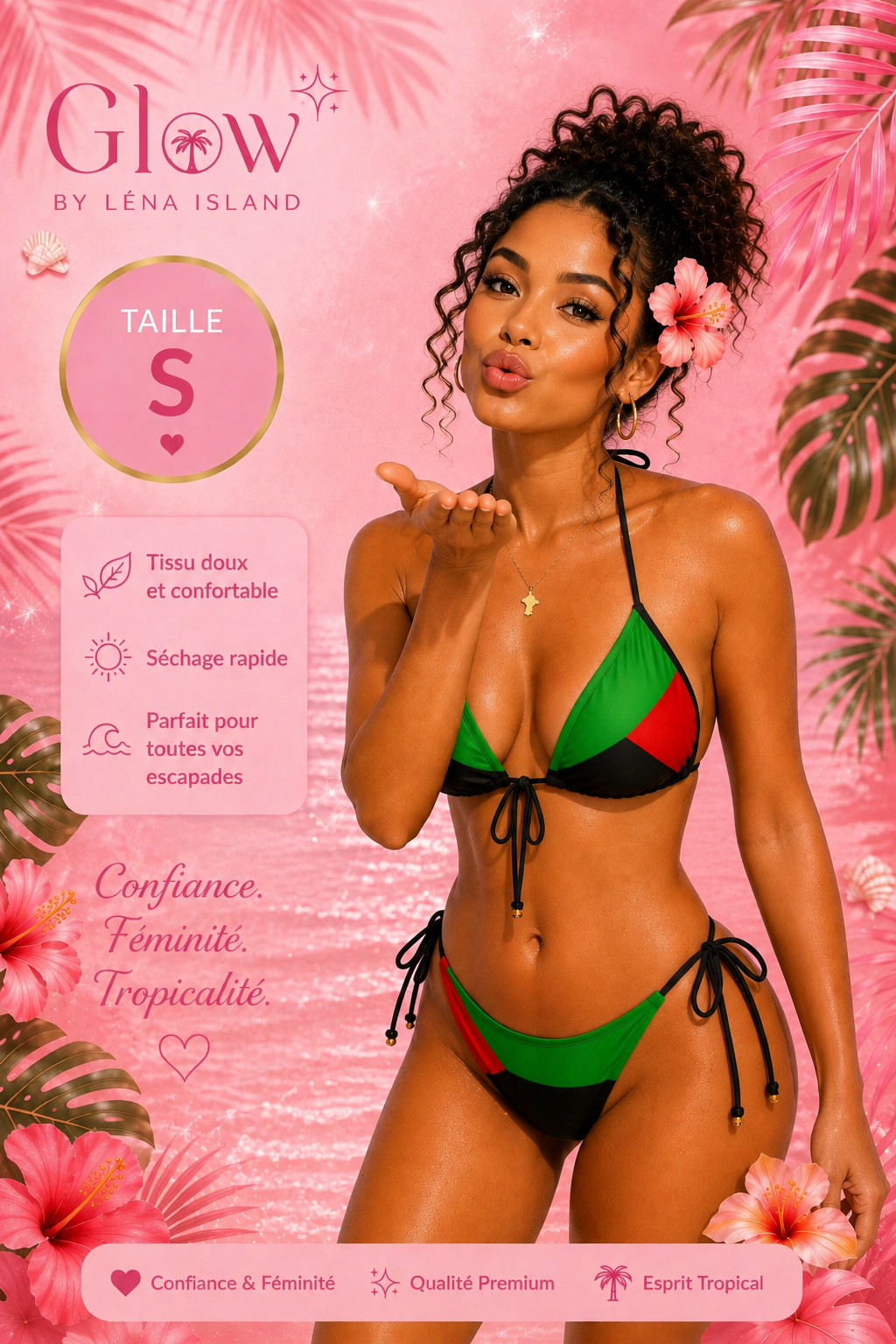 🌴👙 Bikini Martinique – Élégance Tropicale & Fierté des Îles 🇲🇶