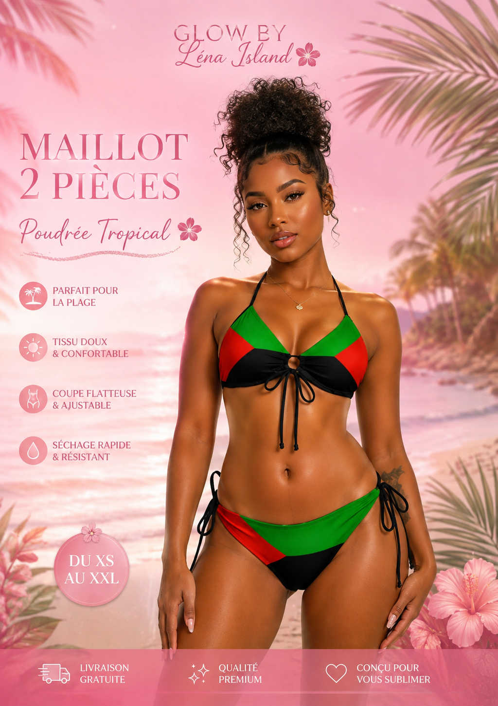🌴👙 Bikini Martinique – Élégance Tropicale & Fierté des Îles 🇲🇶