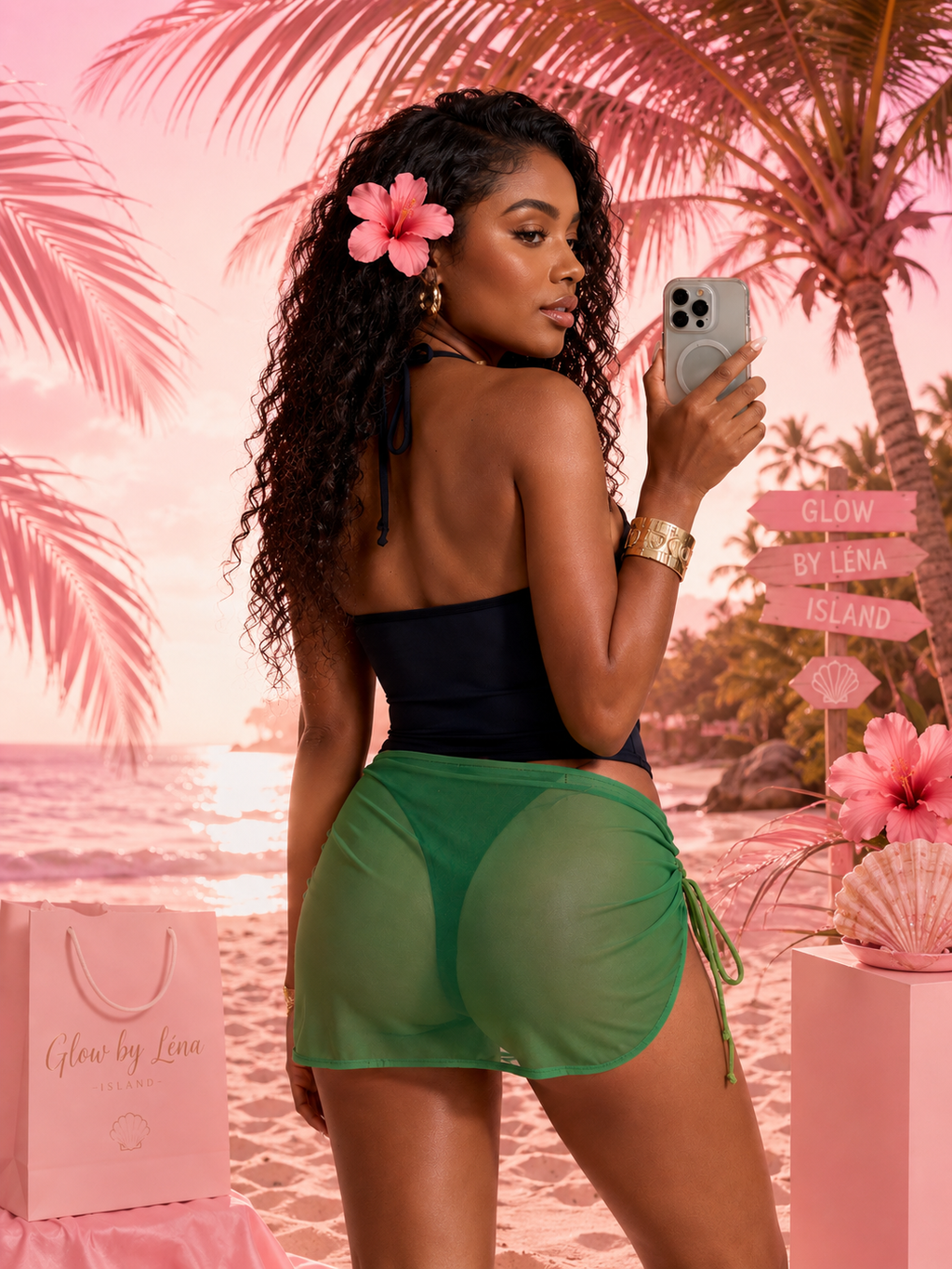 🌴🇯🇲 Maillot 1 Pièce Jamaica Vibes | Dos Nu & Décolleté Plongeant ✨