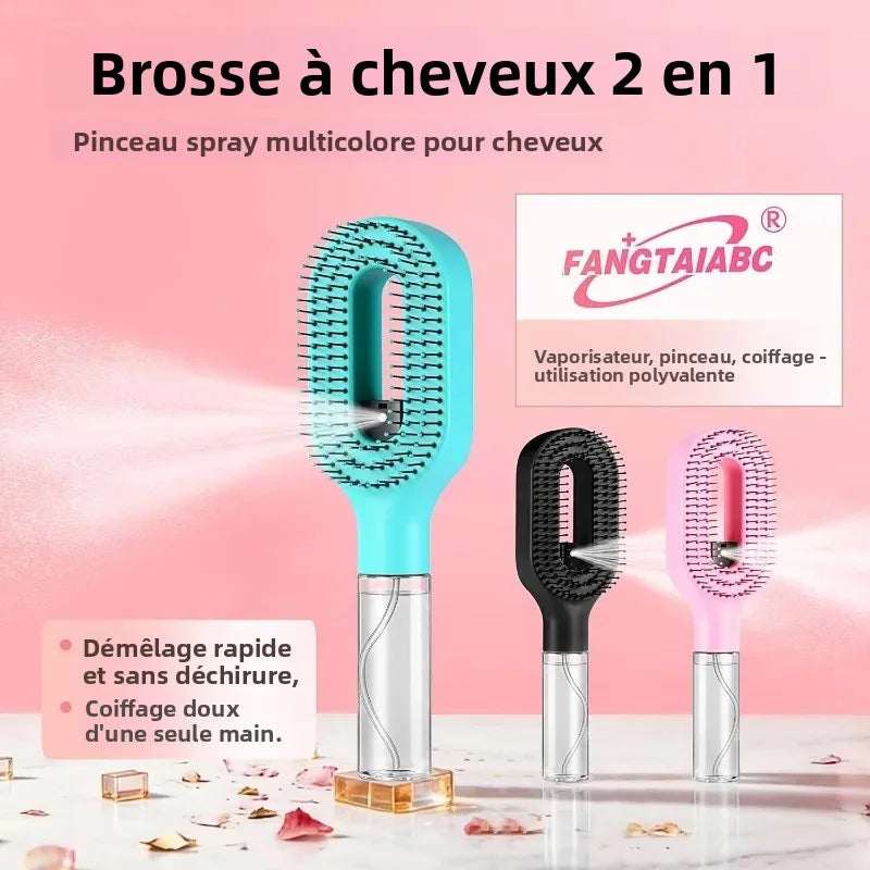 GlowBrush™ 🌸 | Brosse Vaporisatrice 2-en-1