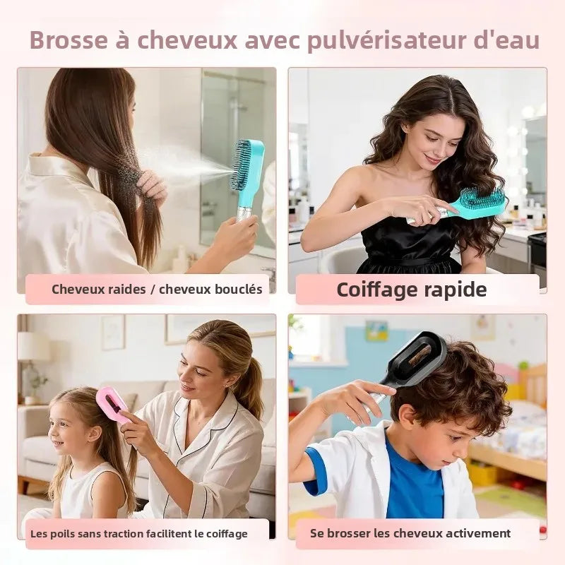 GlowBrush™ 🌸 | Brosse Vaporisatrice 2-en-1