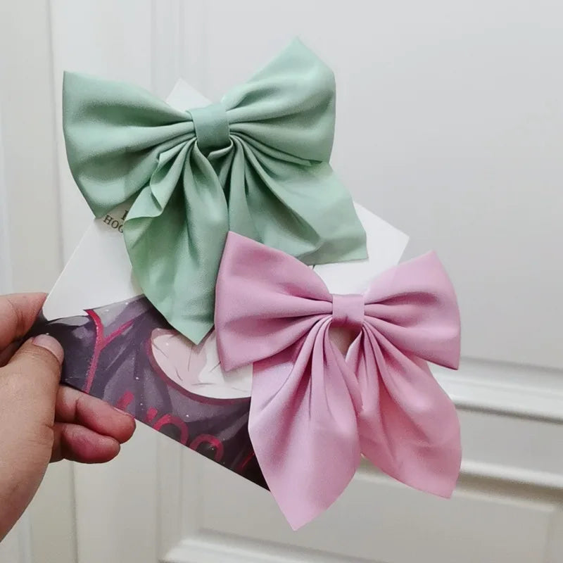 ✨Barrette Nœud Satin Luxe✨
