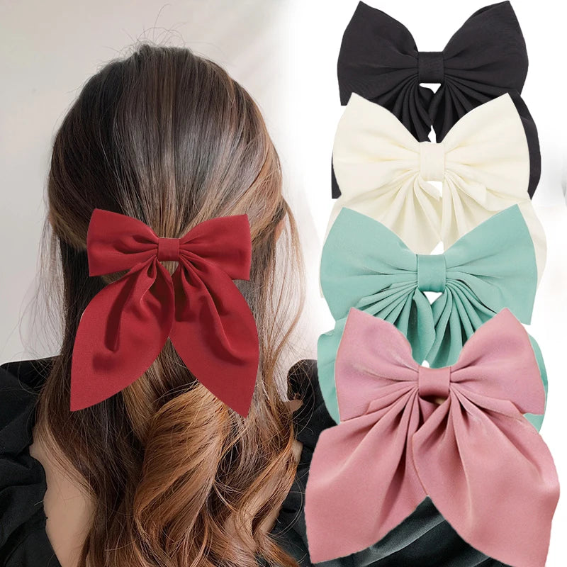 ✨Barrette Nœud Satin Luxe✨