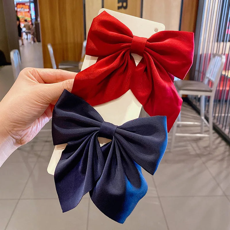 ✨Barrette Nœud Satin Luxe✨