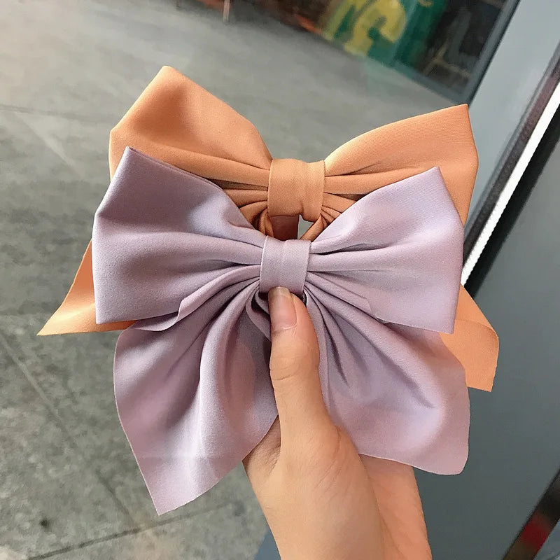 ✨Barrette Nœud Satin Luxe✨