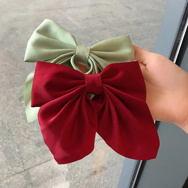 ✨Barrette Nœud Satin Luxe✨