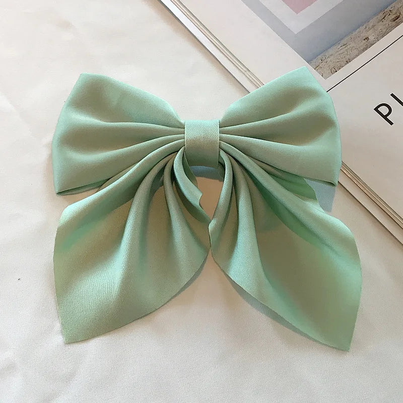 ✨Barrette Nœud Satin Luxe✨