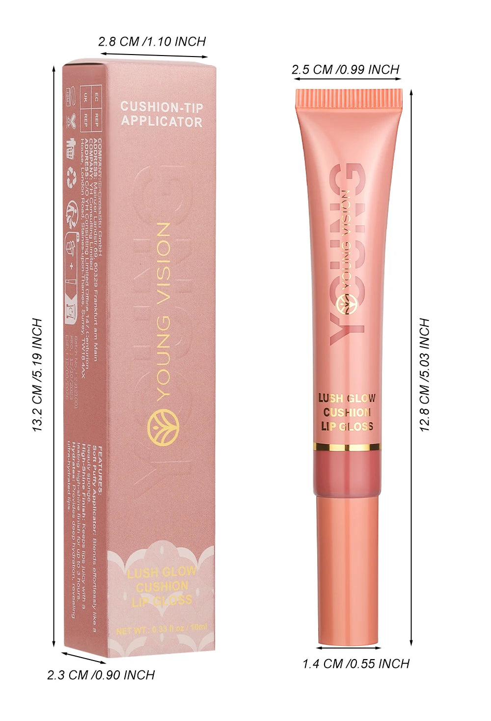 💖 Gloss Hydratant Repulpant – Brillance Miroir & Longue Tenue | Glow By Lena Island ✨