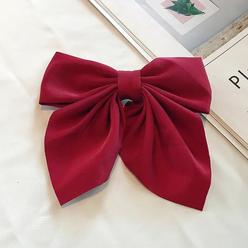 ✨Barrette Nœud Satin Luxe✨