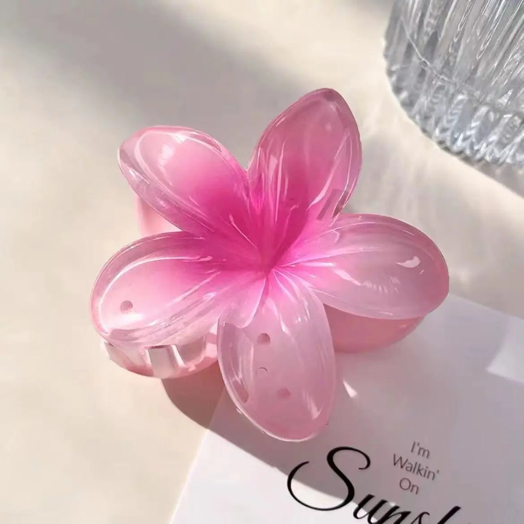 🌺 Pince Fleur Hawaïenne – L’Accessoire Tendance de l’Été ✨