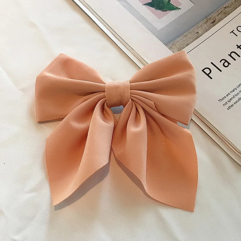 ✨Barrette Nœud Satin Luxe✨