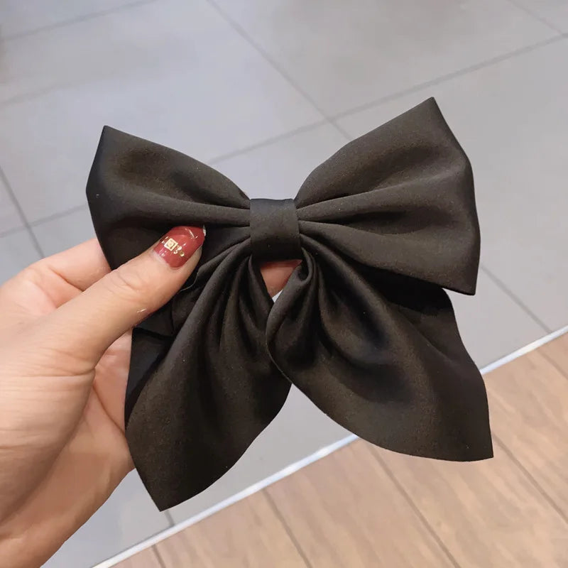 ✨Barrette Nœud Satin Luxe✨