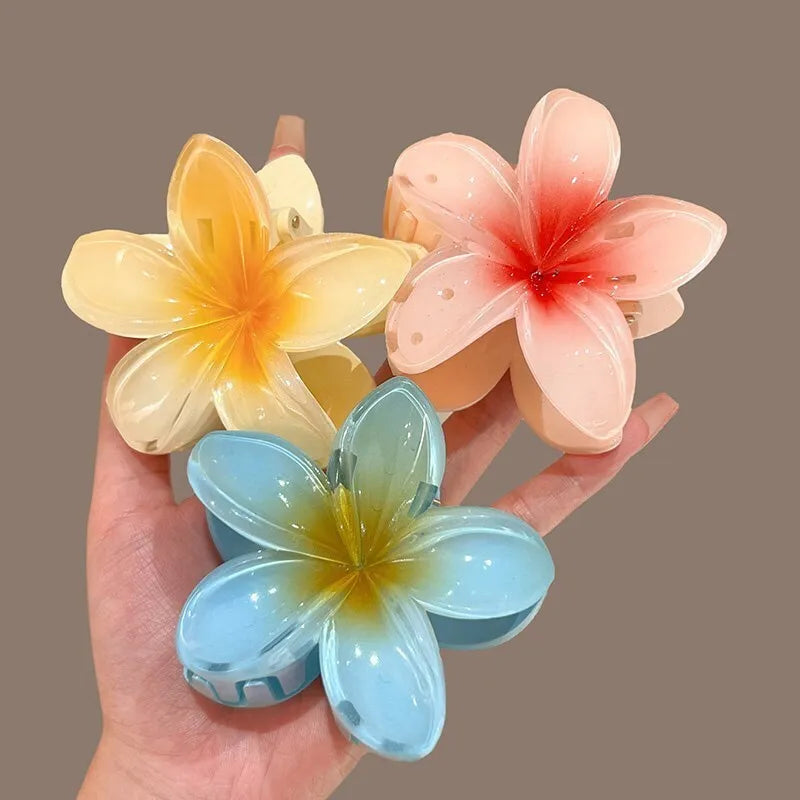 🌺 Pince Fleur Hawaïenne – L’Accessoire Tendance de l’Été ✨