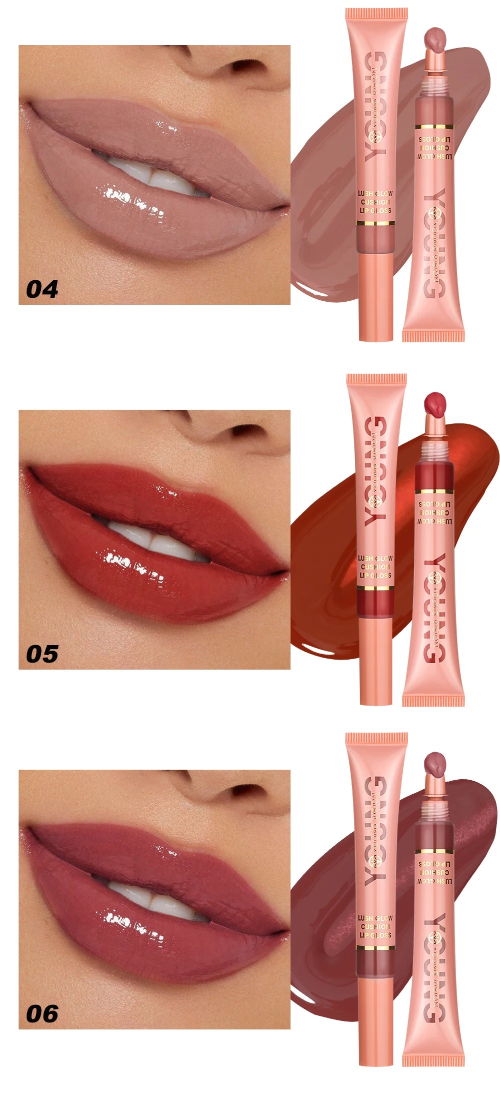 💖 Gloss Hydratant Repulpant – Brillance Miroir & Longue Tenue | Glow By Lena Island ✨