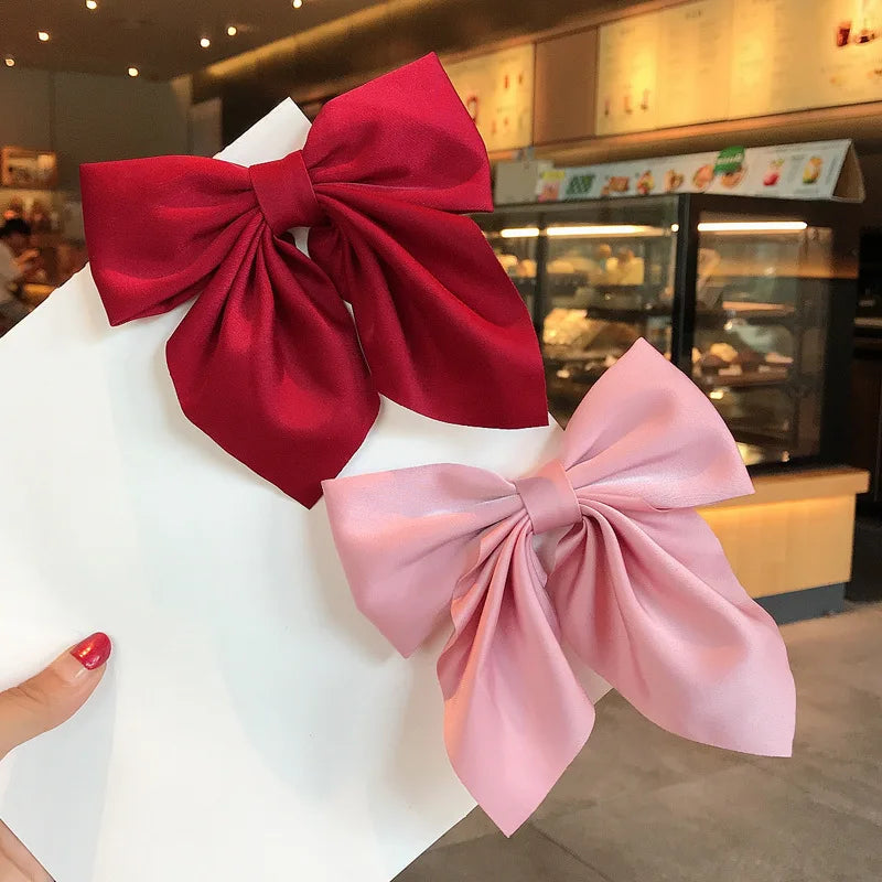 ✨Barrette Nœud Satin Luxe✨