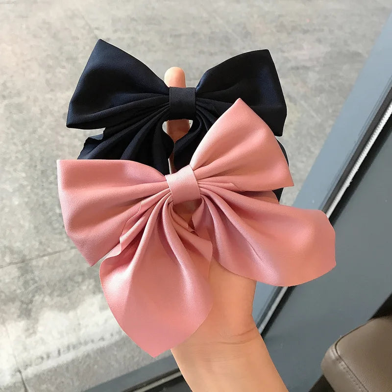 ✨Barrette Nœud Satin Luxe✨