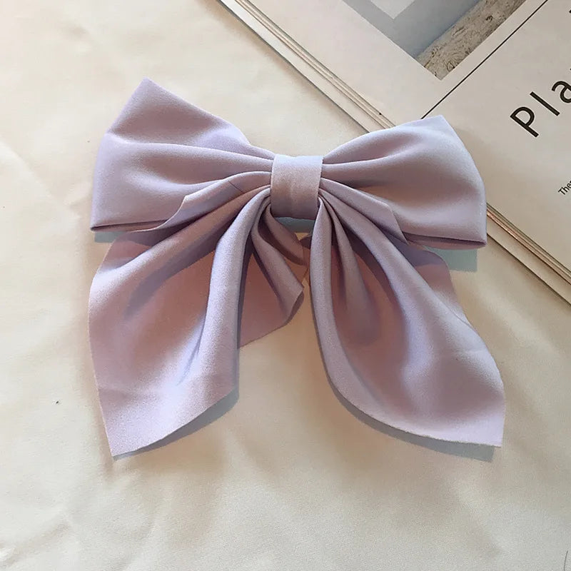 ✨Barrette Nœud Satin Luxe✨