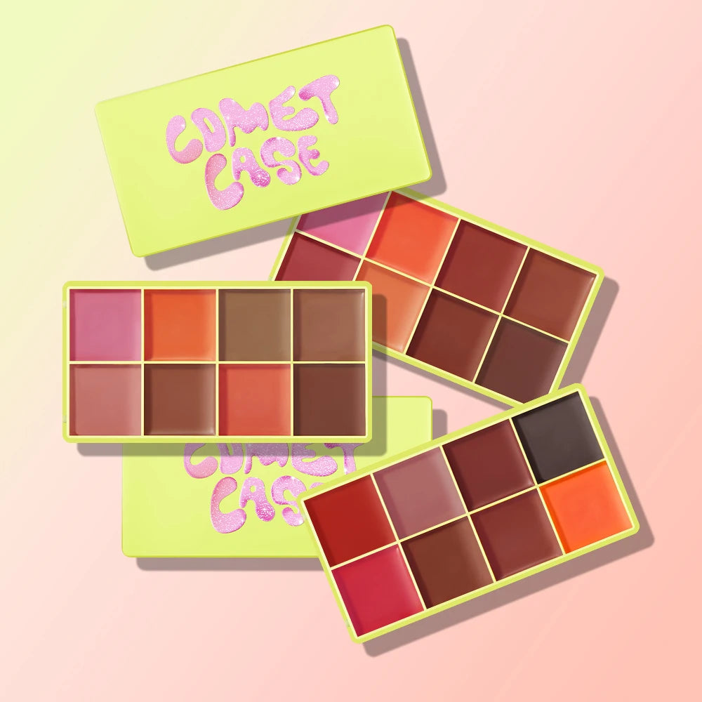 💖✨ Palette Maquillage 3-en-1 – Blush, Sourcils & Highlighter 💄🌸
