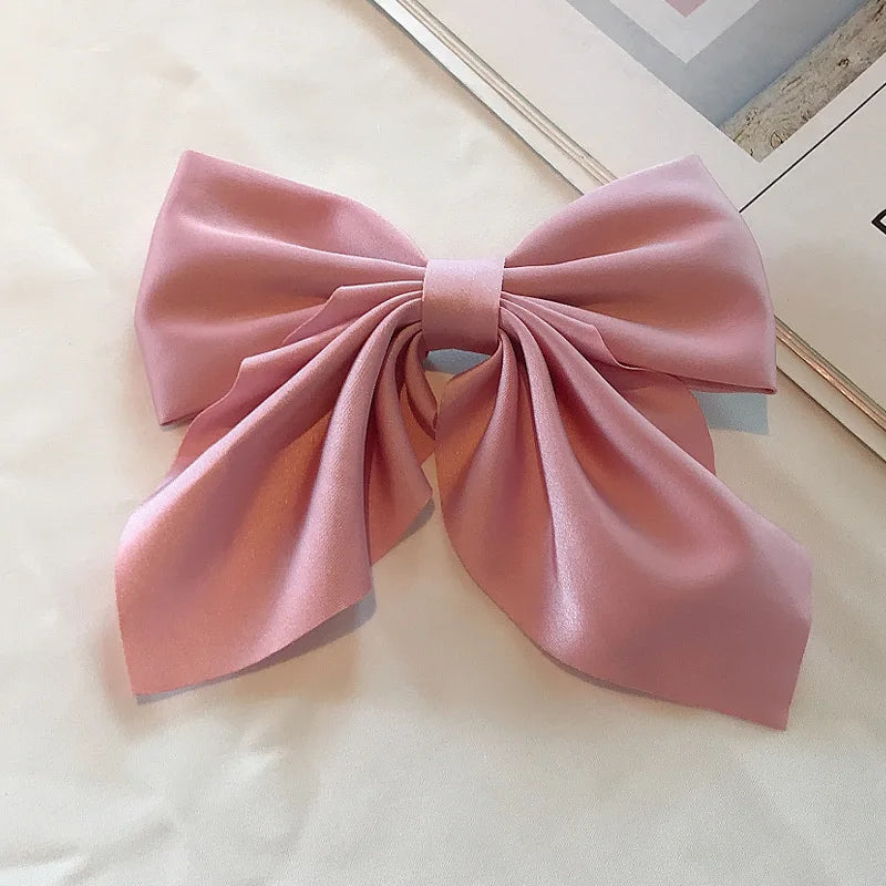 ✨Barrette Nœud Satin Luxe✨