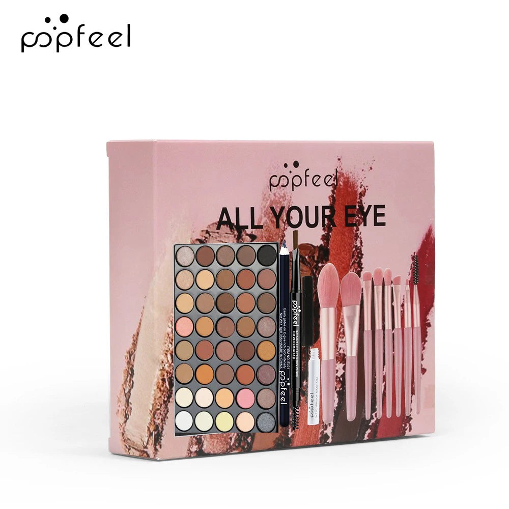 💖 Coffret Maquillage Complet – Palette 40 Couleurs & Accessoires