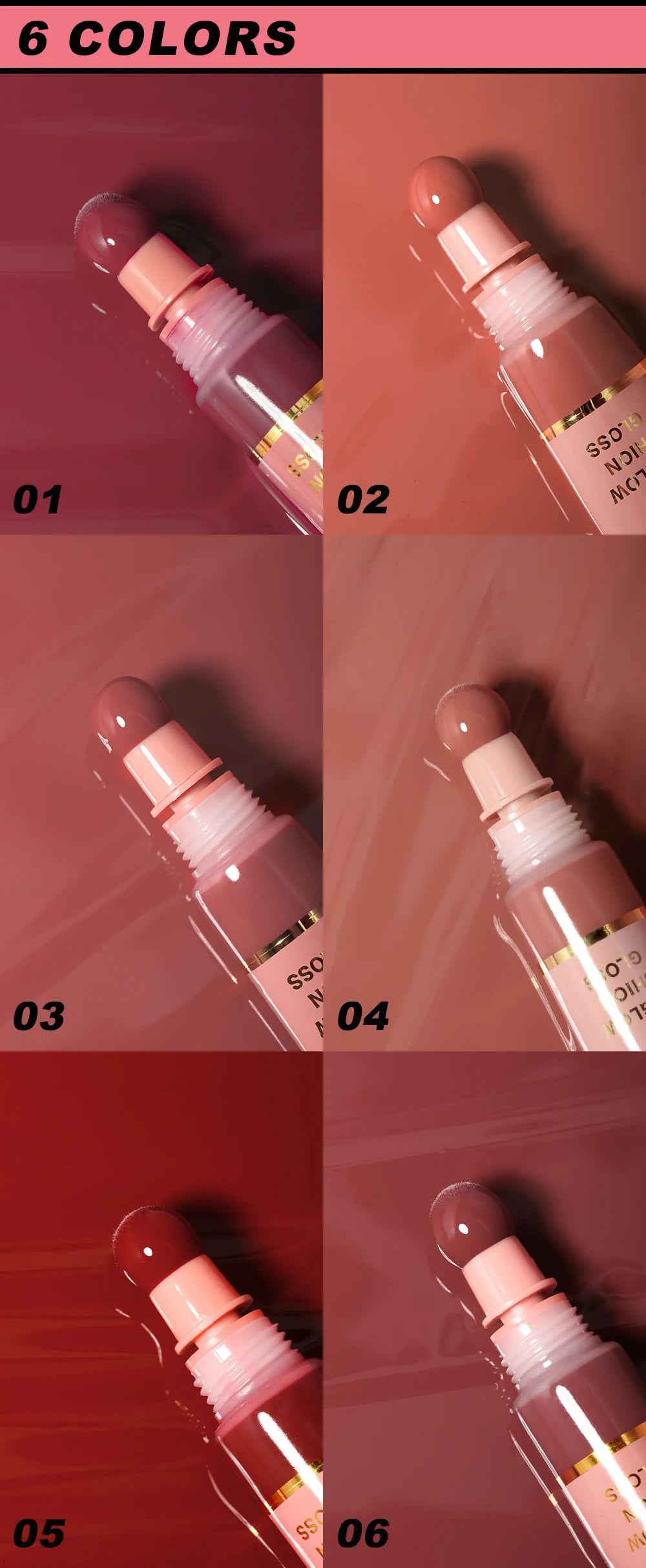 💖 Gloss Hydratant Repulpant – Brillance Miroir & Longue Tenue | Glow By Lena Island ✨