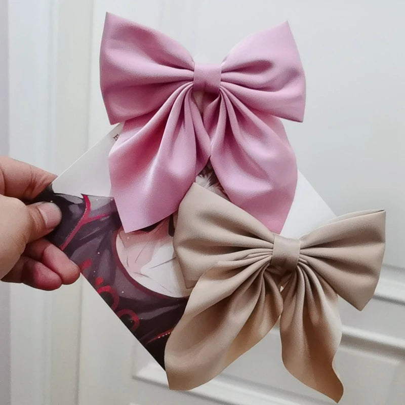 ✨Barrette Nœud Satin Luxe✨