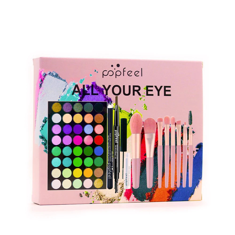 💖 Coffret Maquillage Complet – Palette 40 Couleurs & Accessoires