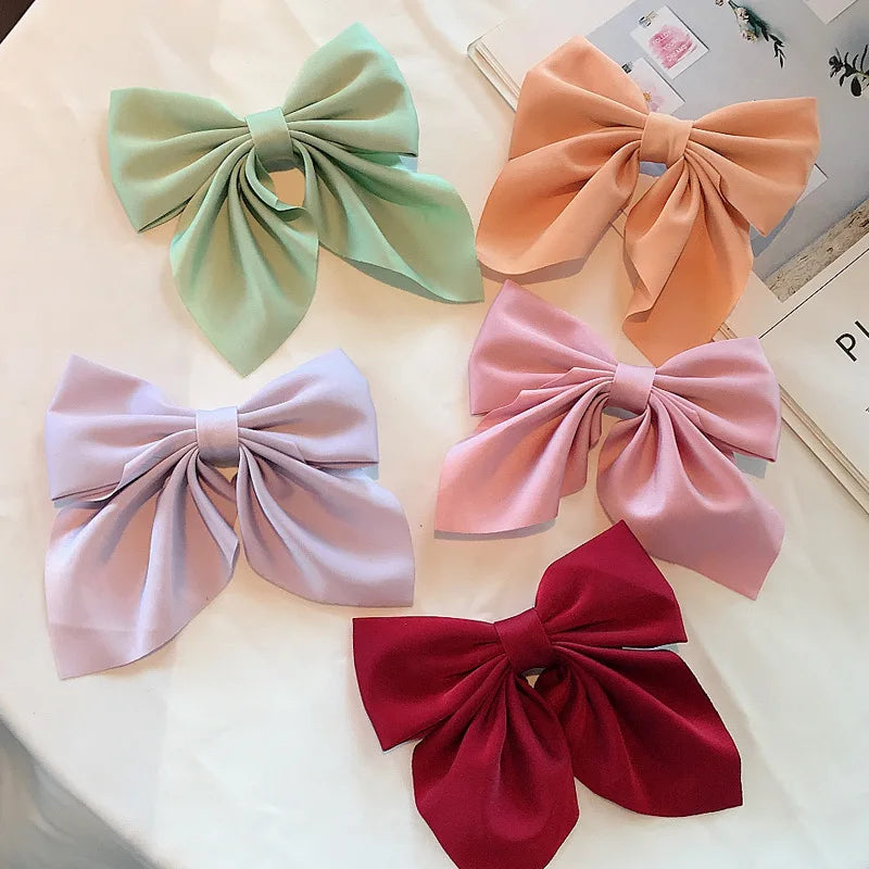 ✨Barrette Nœud Satin Luxe✨