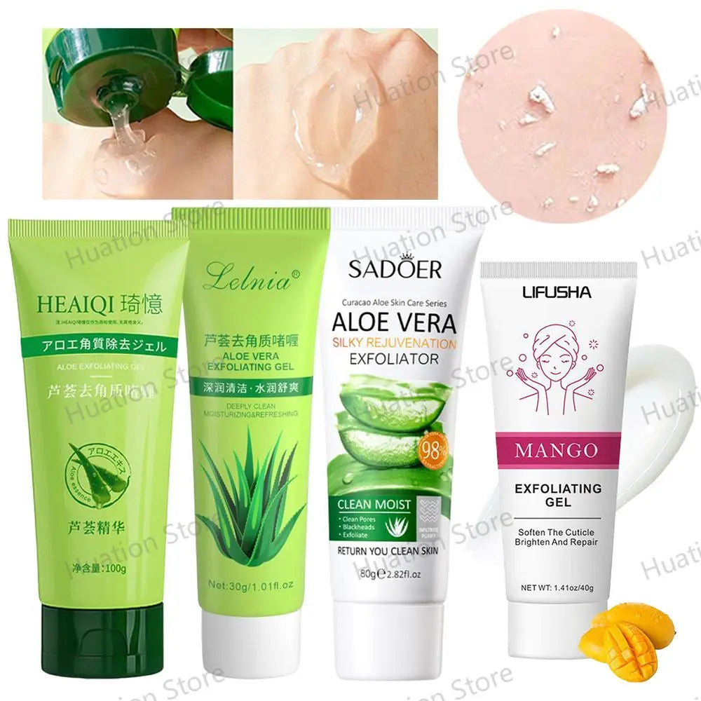 🌿 Gel Exfoliant Visage à l’Aloe Vera 🌿

✨ Offrez à votre peau un véritable moment de fraîcheur !