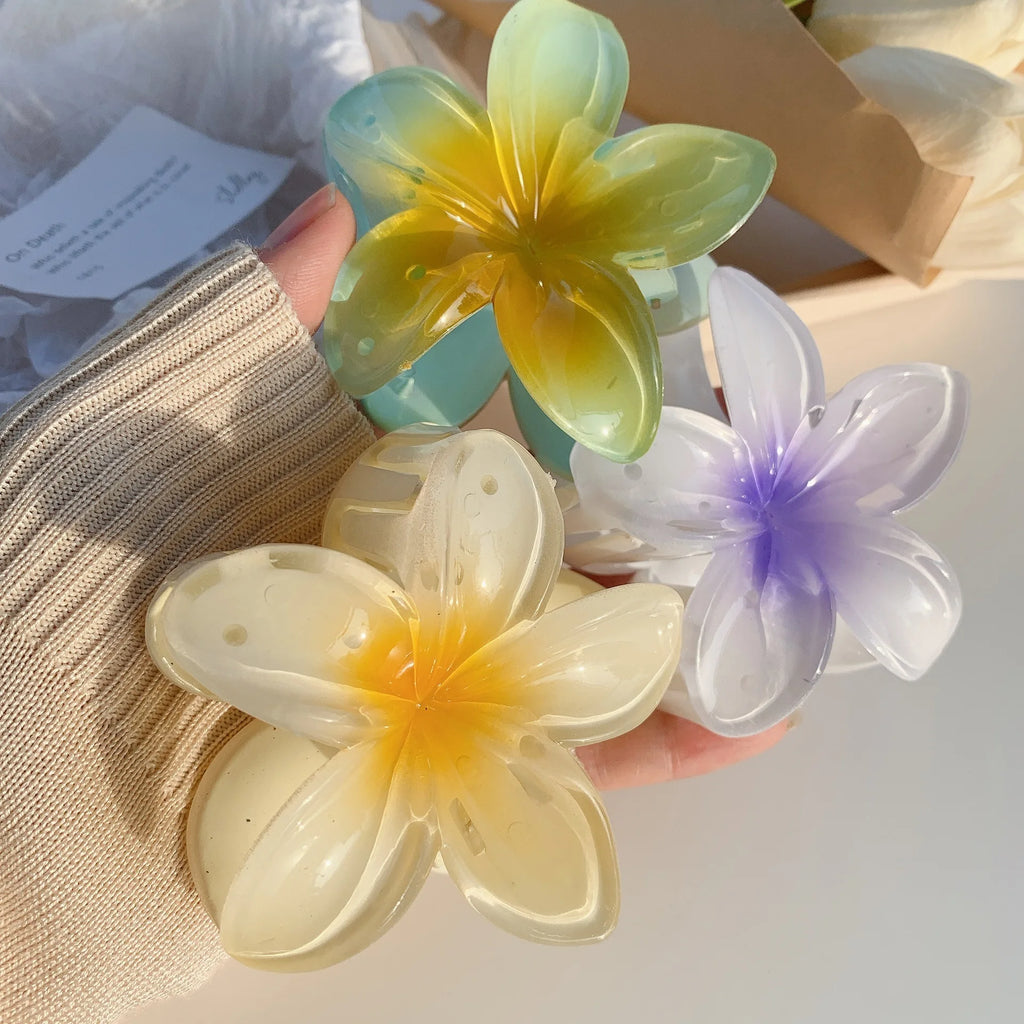🌺 Pince Fleur Hawaïenne – L’Accessoire Tendance de l’Été ✨
