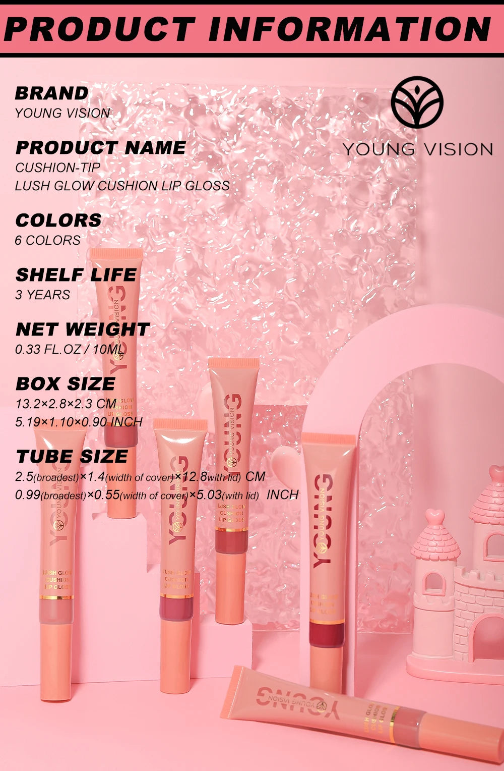 💖 Gloss Hydratant Repulpant – Brillance Miroir & Longue Tenue | Glow By Lena Island ✨