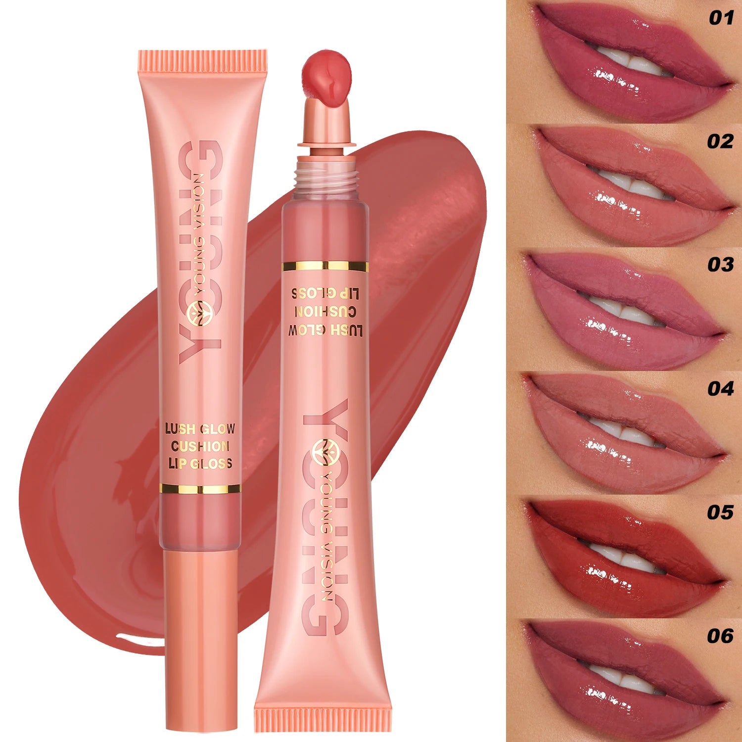 💖 Gloss Hydratant Repulpant – Brillance Miroir & Longue Tenue | Glow By Lena Island ✨