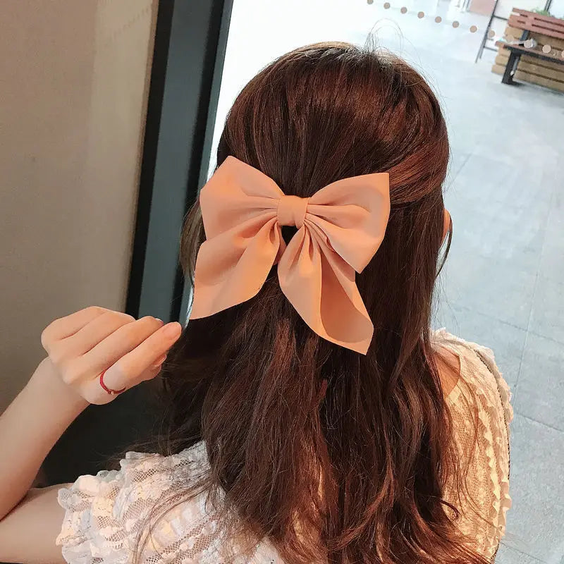 ✨Barrette Nœud Satin Luxe✨